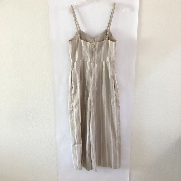 Ted Baker Dacey Women’s Striped Jumpsuit Ted Size 1 = US 4 Being Linen Blend - Picture 8 of 16